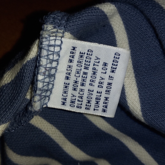 Polo by Ralph Lauren blue striped collared t-shirt - Picture 6 of 6